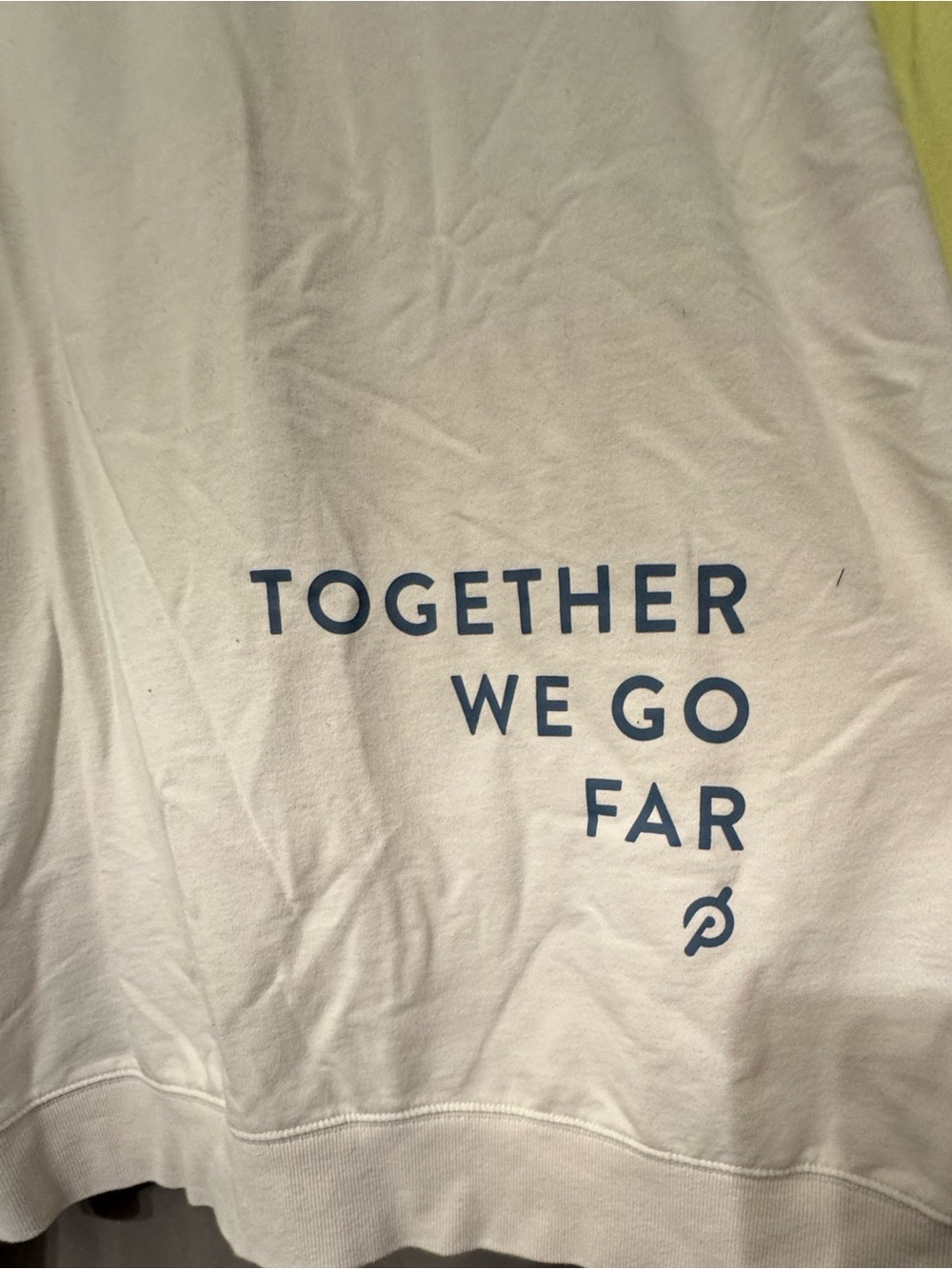 Peloton Hoodie Sweatshirt - XXL - Together We Go Far